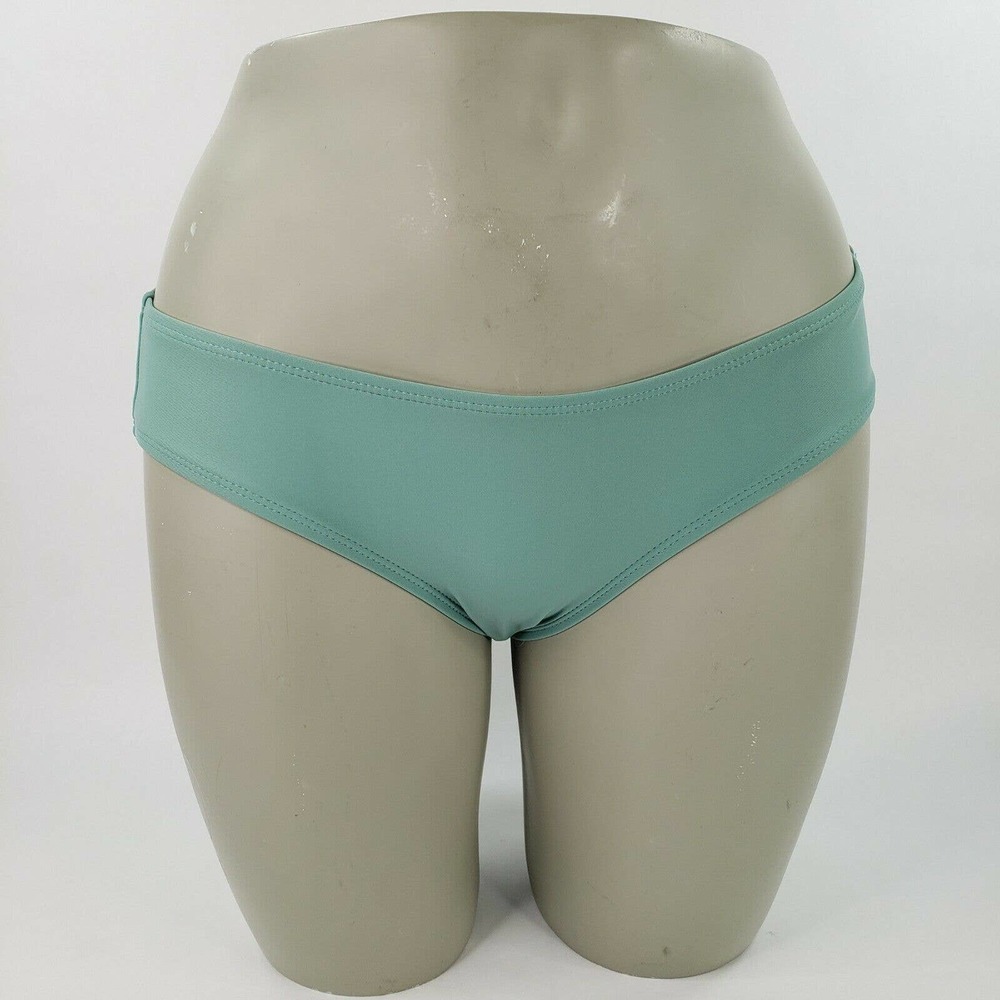 Cheeky Bikini Swim Bottom Sage Juniors 15/17 Womens 12/14 Ruched Cinched Back